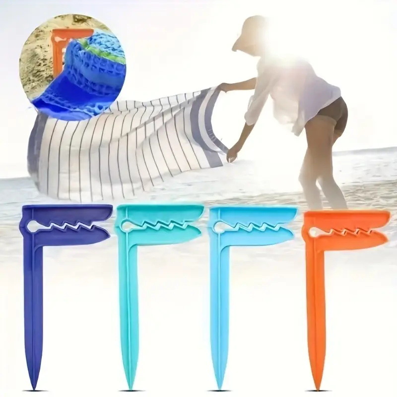 Outdoor Camping Rugs - Porte-serviettes de plage en plein air,