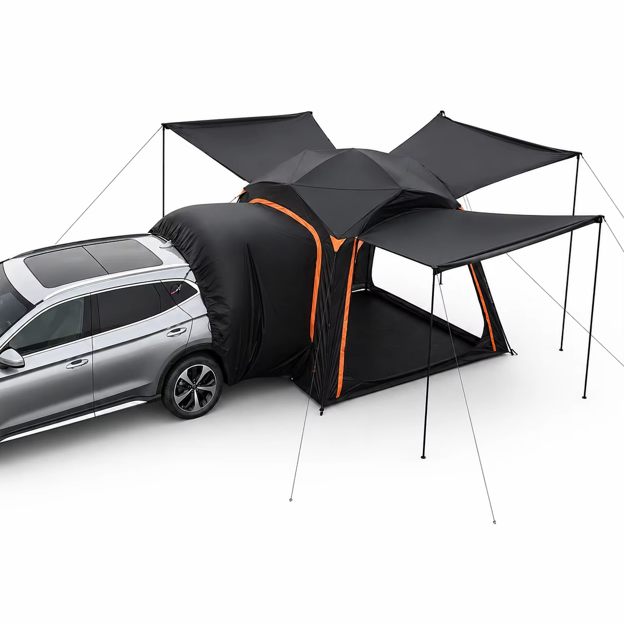Outdoor Camping Car Tail Tent - Tente arrière universelle pour SUV, une
