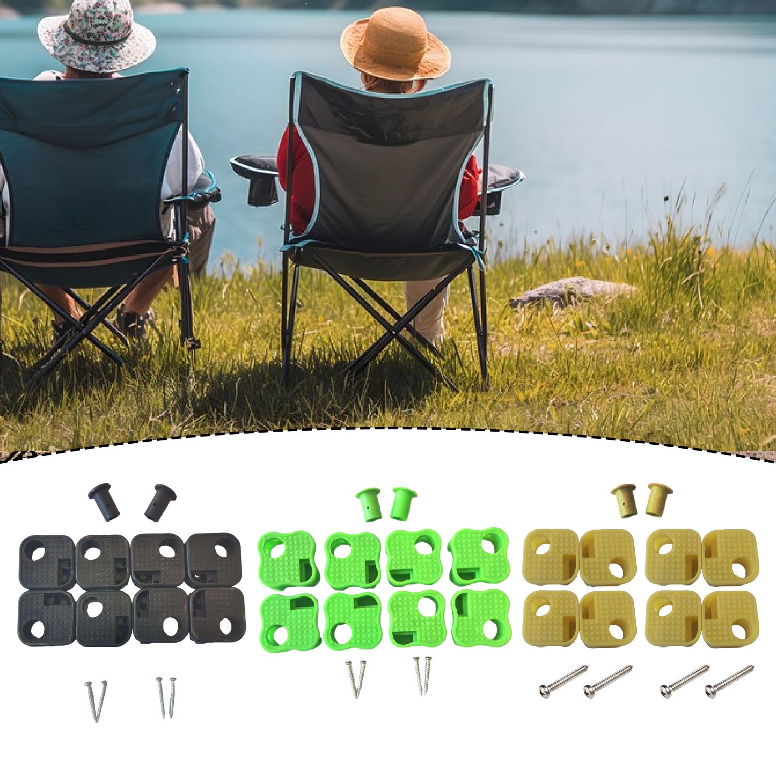 Outdoor Camping Table And Chairs - 8 pièces de pieds de rechange