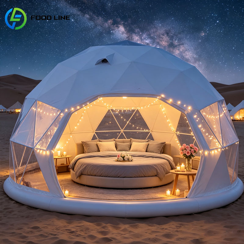 Outdoor Camping Dome - Maison de glamping préfabriquée, tente géodésique,