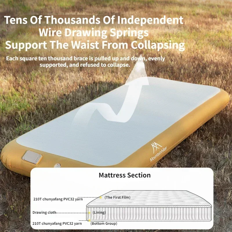 Outdoor Camping Rugs - Matelas gonflable automatique Mountainhiker pour 2