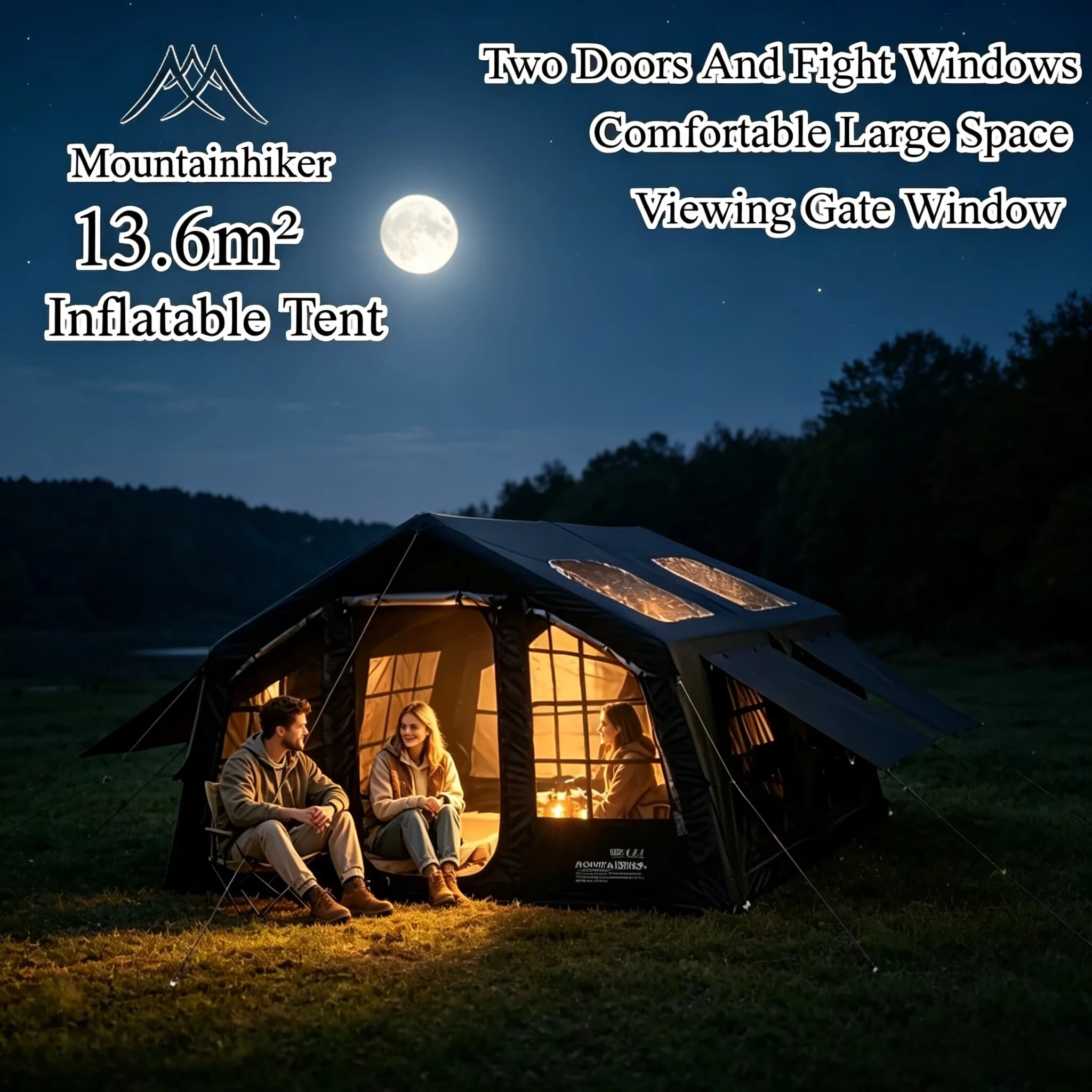 Outdoor Camping Inflatable Tent - Tente de camping gonflable Mountainhiker pour