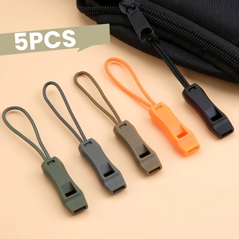 Outdoor Camping Essential Gear - Ensemble de 5 sifflets portables miniatures