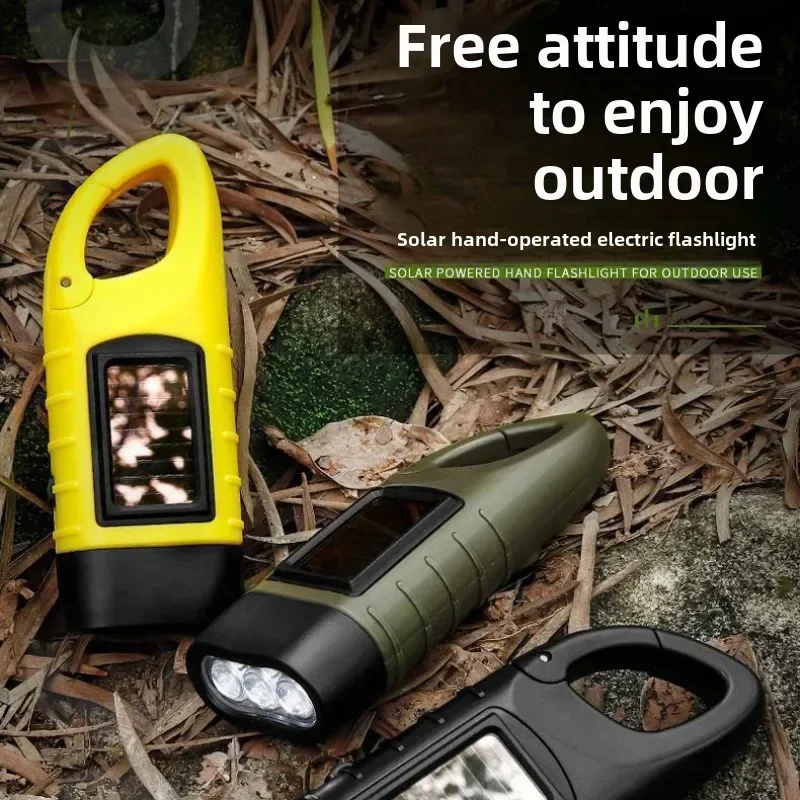 Outdoor Camping Essential Gear - Lampe de poche solaire légère portative