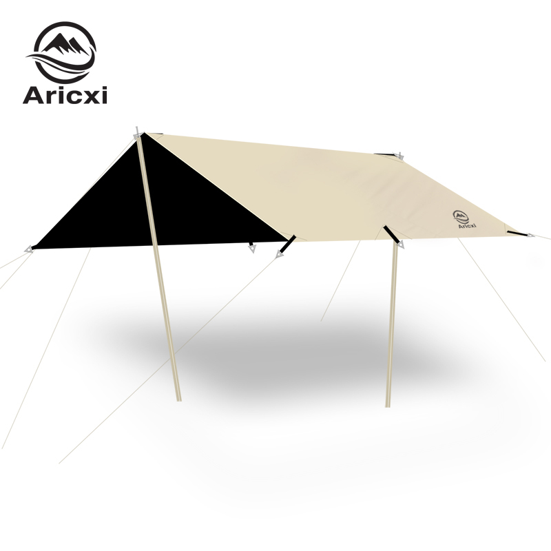 Outdoor Camping Dome - Aricxi-Bâche de revêtement noire, abri solaire