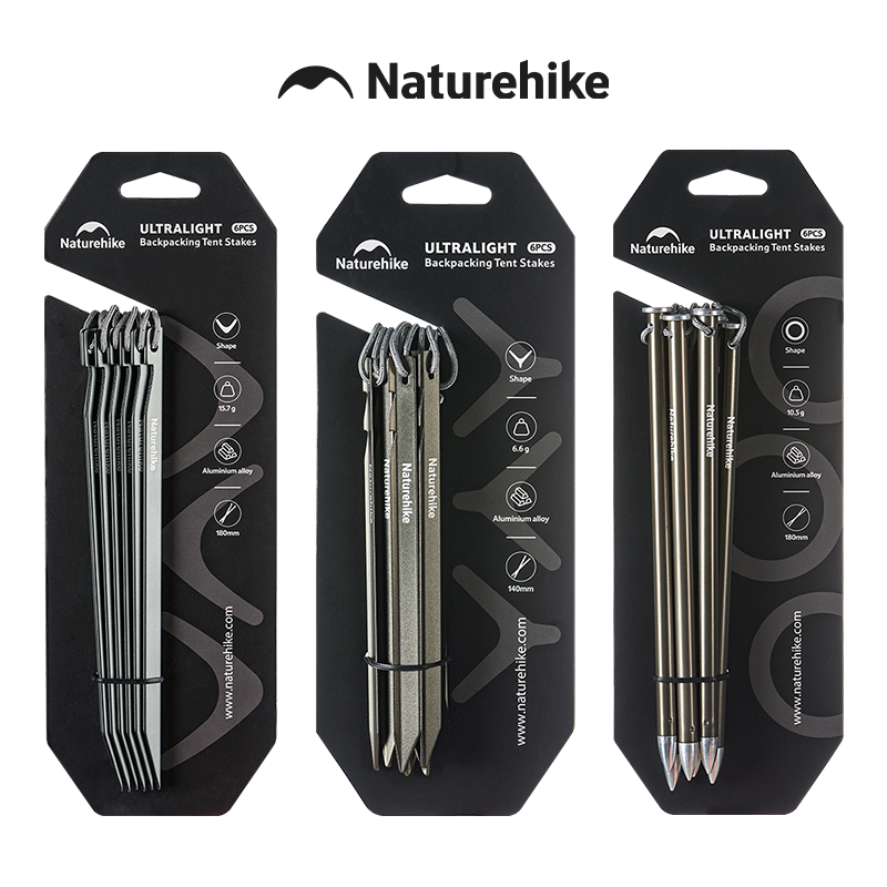 Outdoor Camping Utensils - Piquet de tente Naturehike en alliage