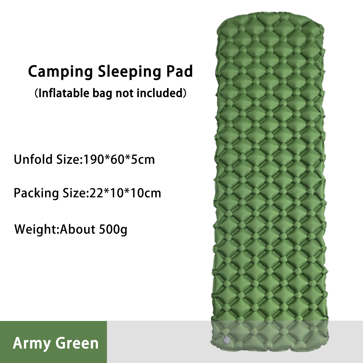 Outdoor Camping Rugs - Matelas gonflable de camping pour tente,