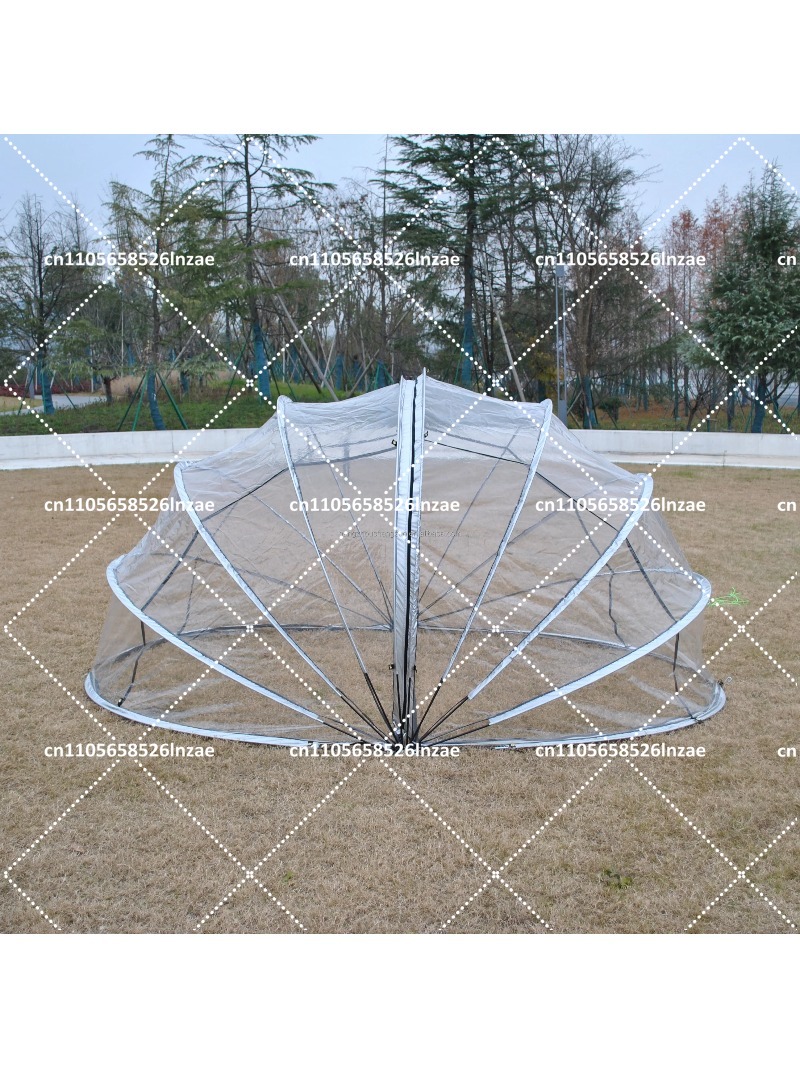 Outdoor Camping Dome - Tente dôme transparente durable pour 8
