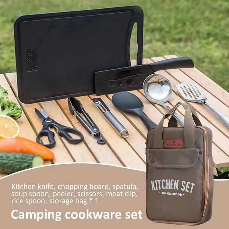 Ensemble de 8 ustensiles de cu - Outdoor Camping Utensils avis et prix