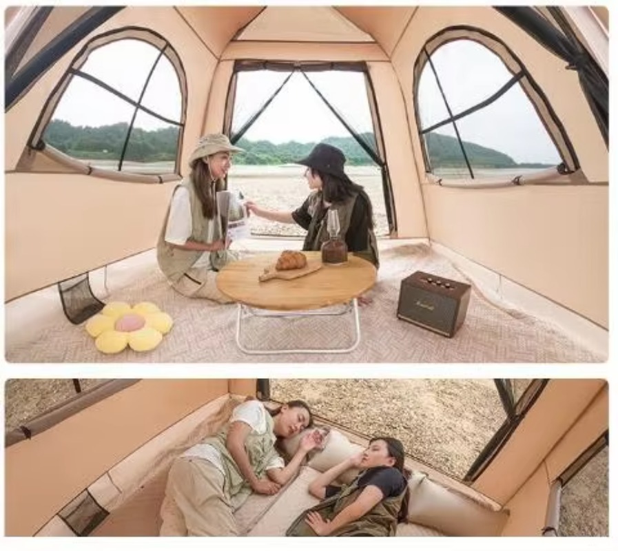 Tente de toit gonflable portab - Outdoor Camping Inflatable Tent avis et prix