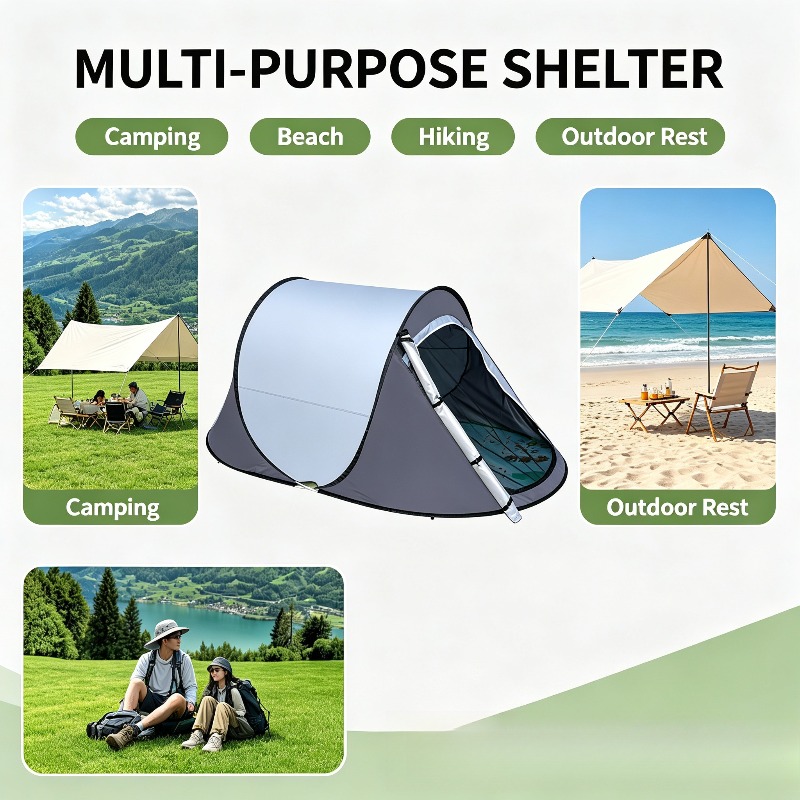 Tente de bateau pop-up à lance - Outdoor Camping Automatic Quick Opening Tent avis et prix