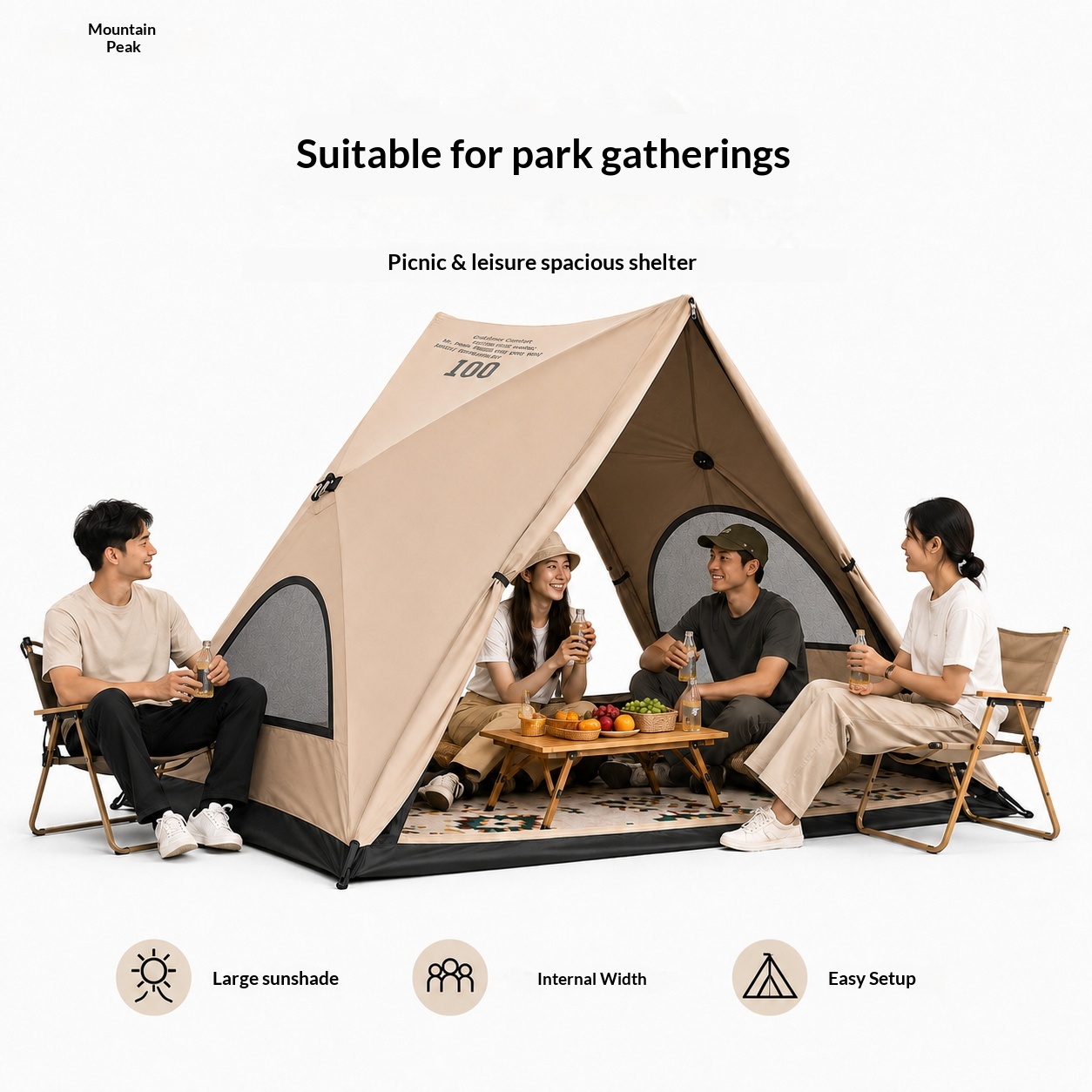 Tente triangulaire automatique - Outdoor Camping Automatic Quick Opening Tent avis et prix