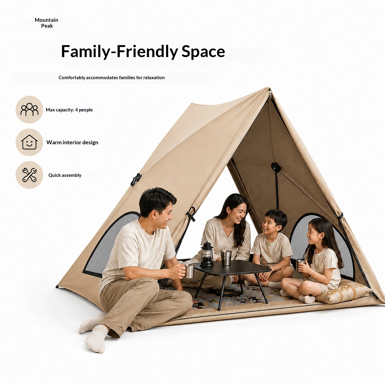 Tente triangulaire automatique - Outdoor Camping Automatic Quick Opening Tent avis et prix