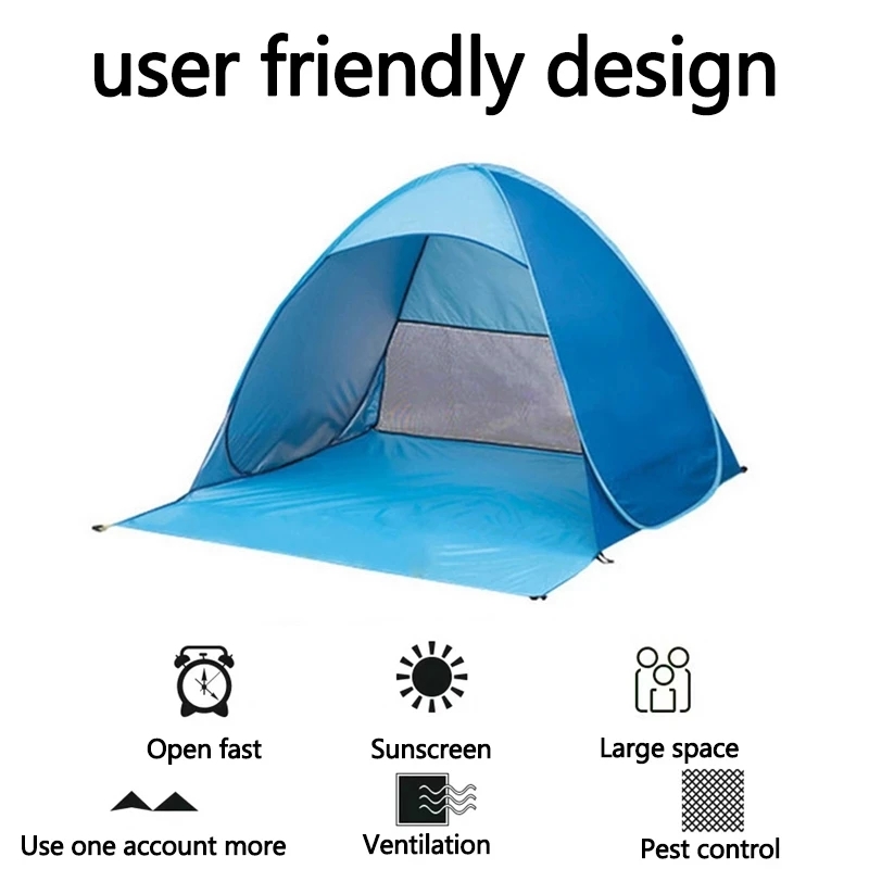 Tente de plage à ouverture aut - Outdoor Camping Automatic Quick Opening Tent avis et prix
