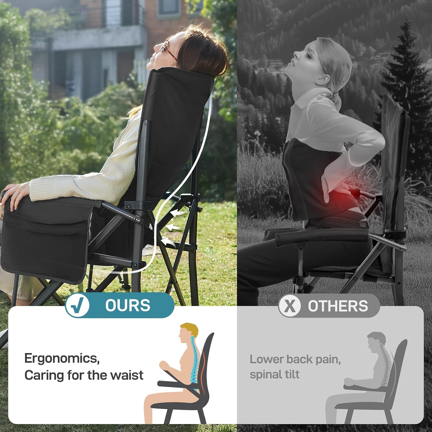 Chaise de camping pliable robu - Camping Quad avis et prix