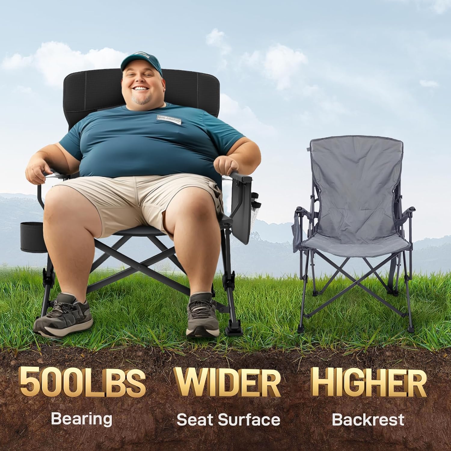 Chaise de camping pliable robu - Camping Quad avis et prix