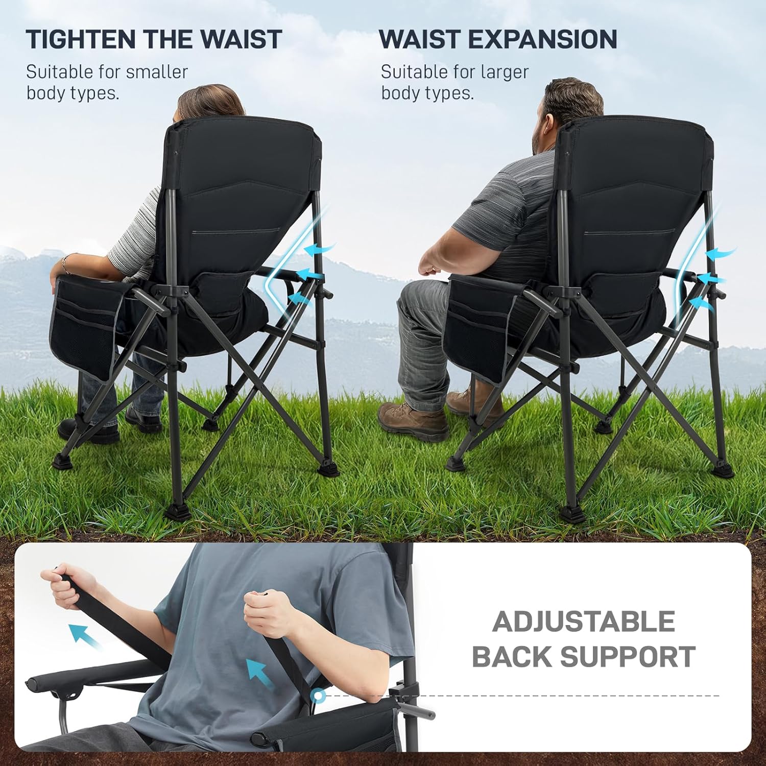 Chaise de camping pliable robu - Camping Quad avis et prix