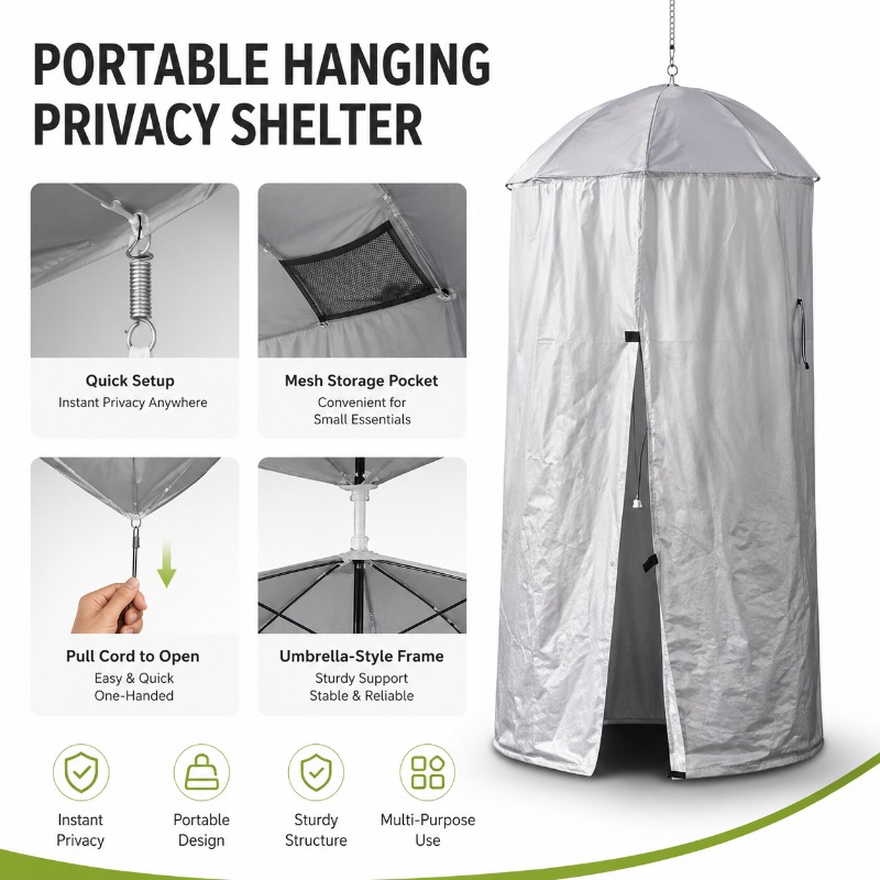 Abri d'intimité extérieur port - Outdoor Camping Automatic Quick Opening Tent avis et prix