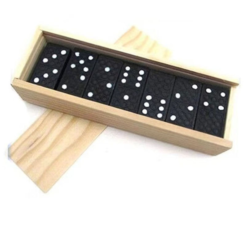 Jeu de dominos en bois 28 pièc - Outdoor Camping For Kids avis et prix