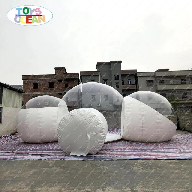 Tente bulle transparente gonfl - Outdoor Camping Inflatable Tent avis et prix