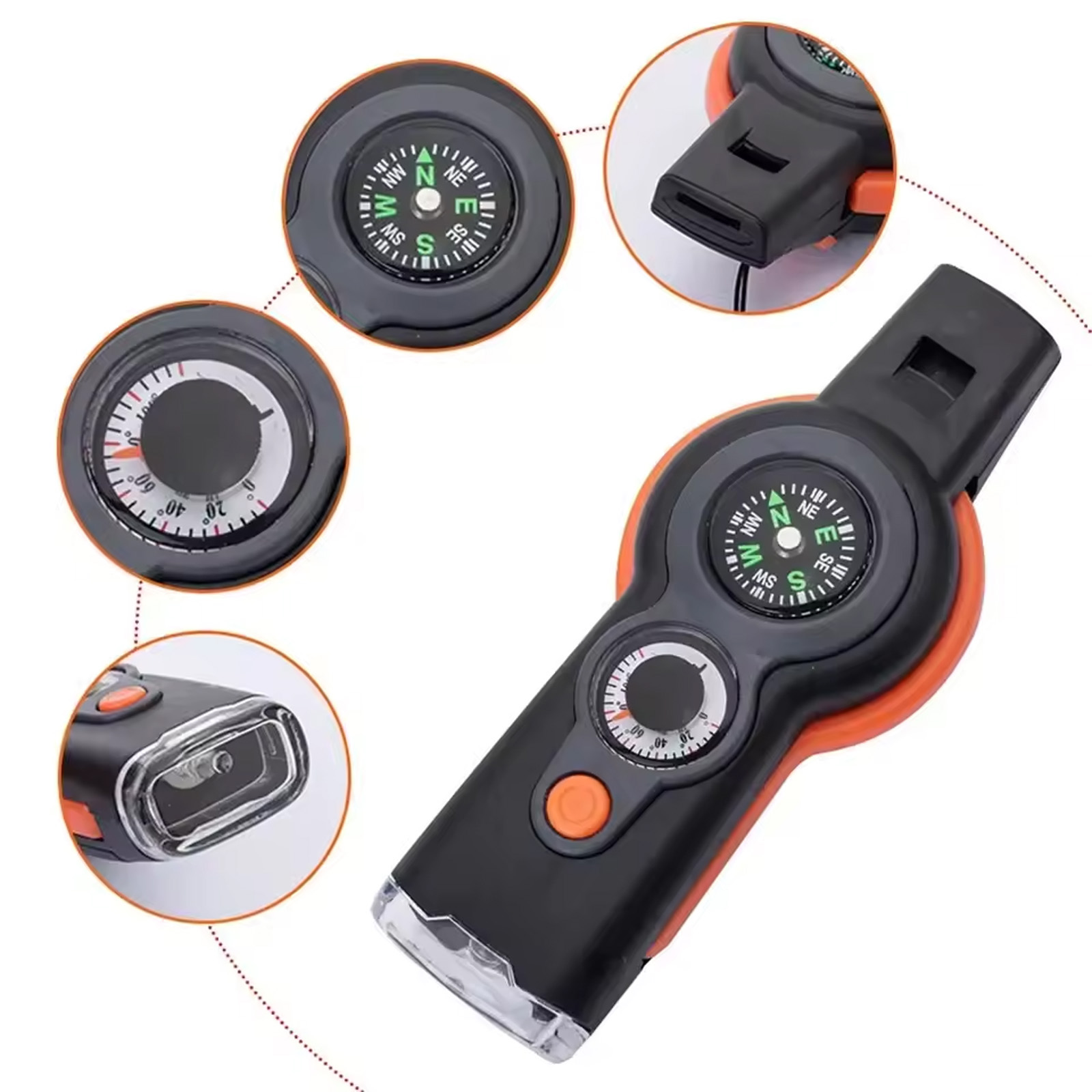 Sifflet de survie 7-en-1 avec  - Outdoor Camping Show avis et prix