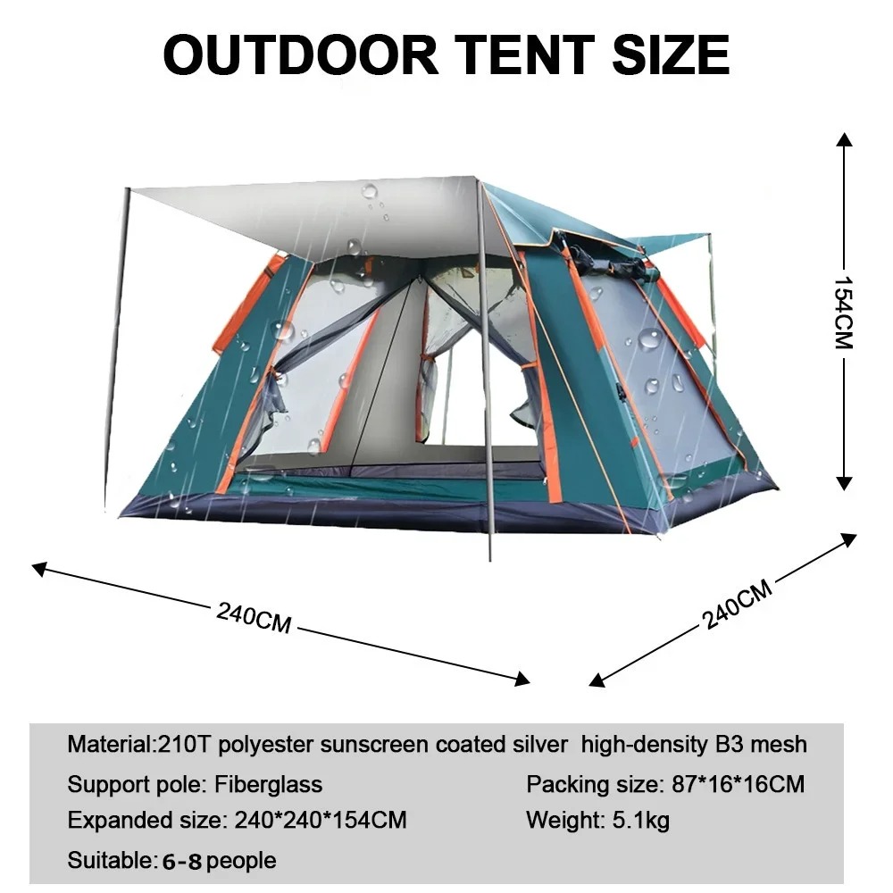 Goture tente automatique étanc - Outdoor Camping Dome avis et prix
