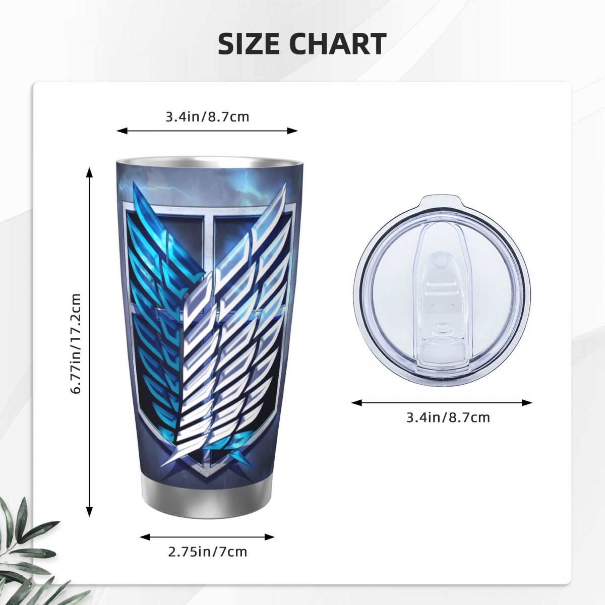Attack On Titan Tasse de voyag - Vacuum Insulated Flask avis et prix