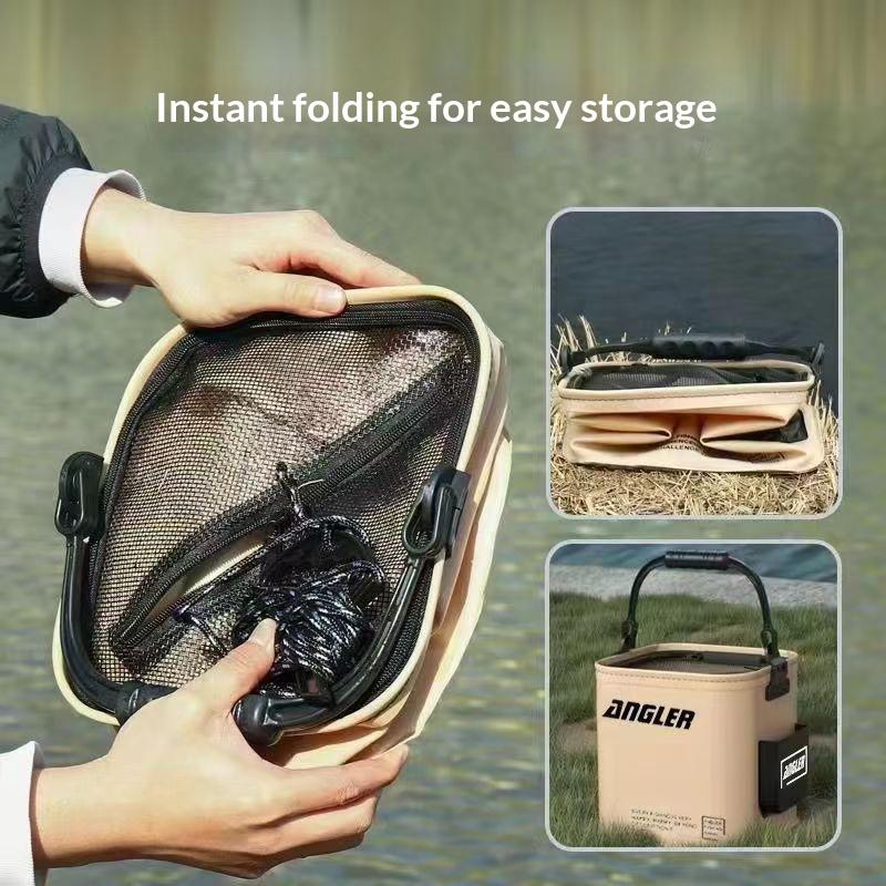 Seau de pêche pliable étanche  - Outdoor Camping Essential Gear avis et prix
