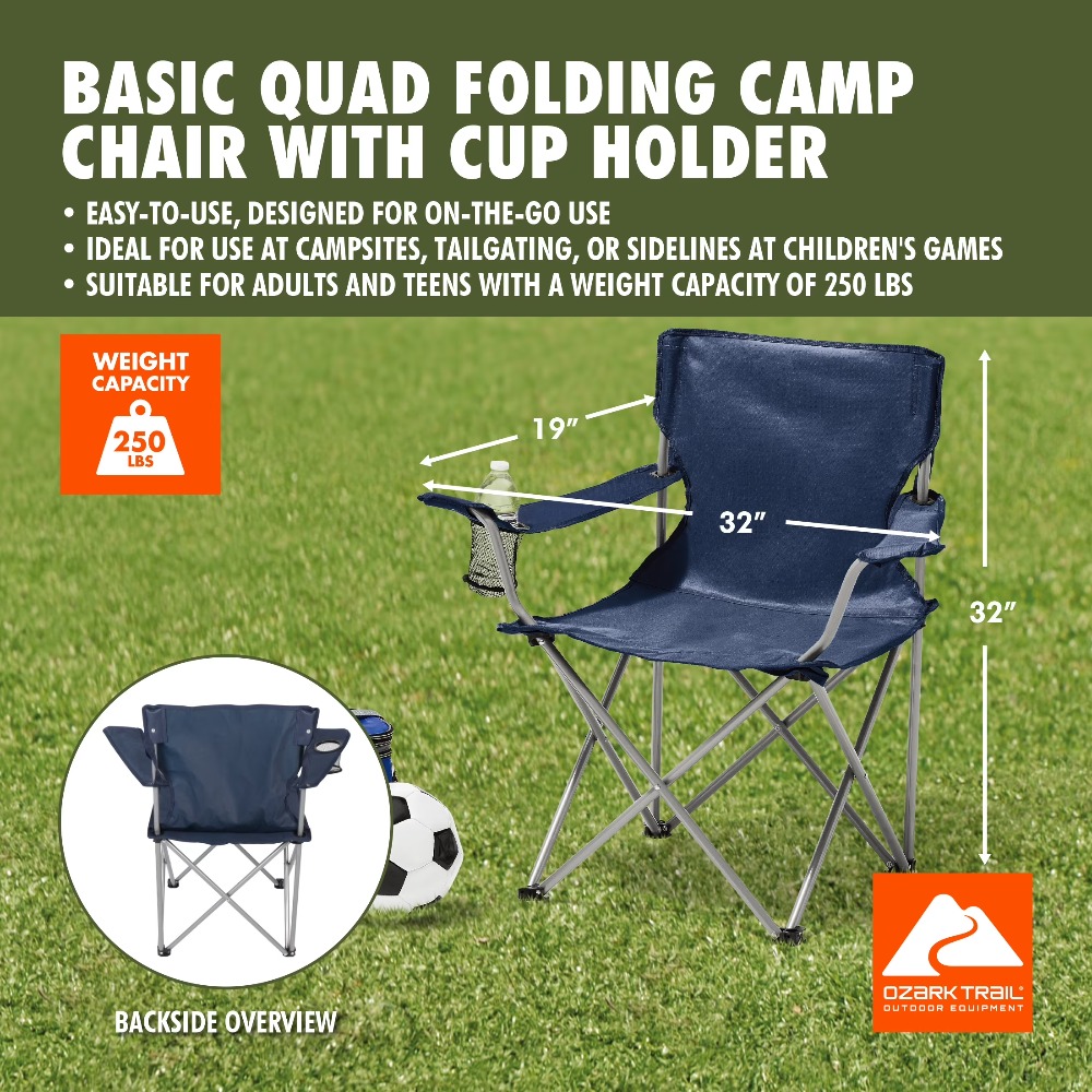 Chaise de camping pliable port - Camping Quad avis et prix