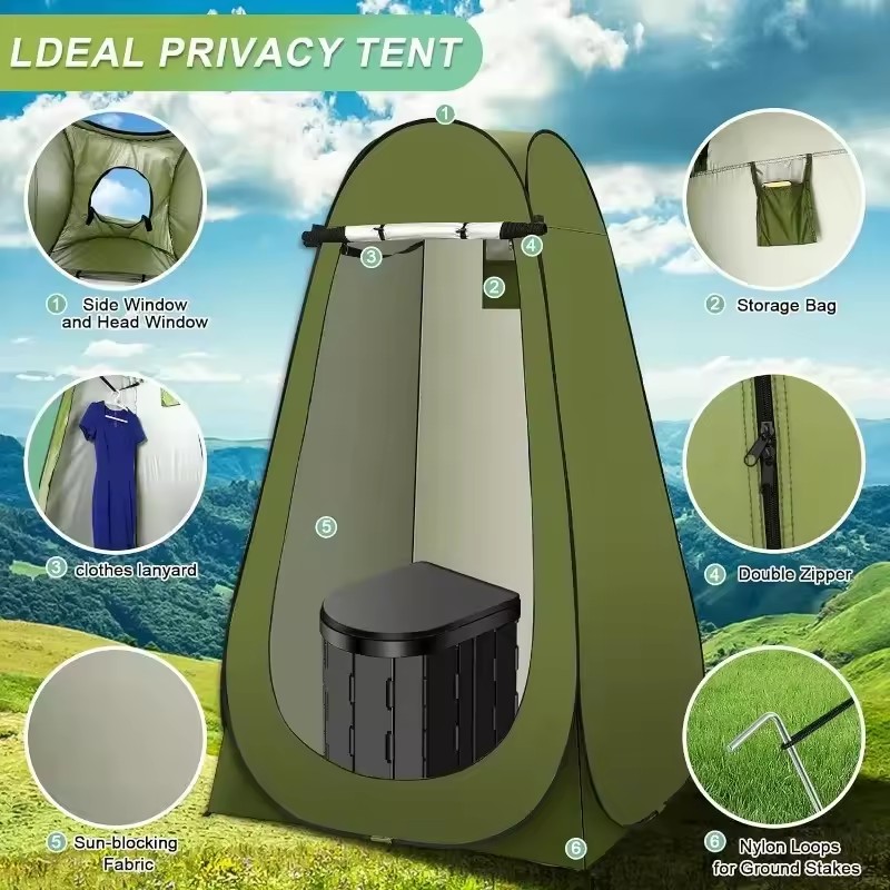 ‌ Abri de confidentialité pour - Outdoor Camping Automatic Quick Opening Tent avis et prix