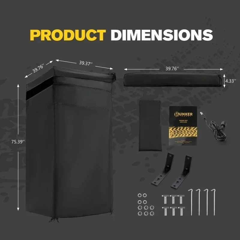 Tente de toilette latérale pou - Outdoor Camping Showers avis et prix