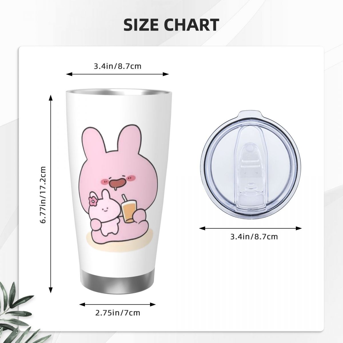 Asamimichaan Cute Asamimi Tass - Vacuum Insulated Flask avis et prix