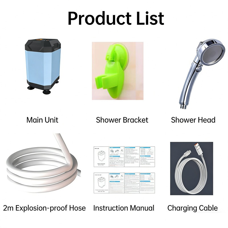 Douche de camping portable d'e - Outdoor Camping Showers avis et prix