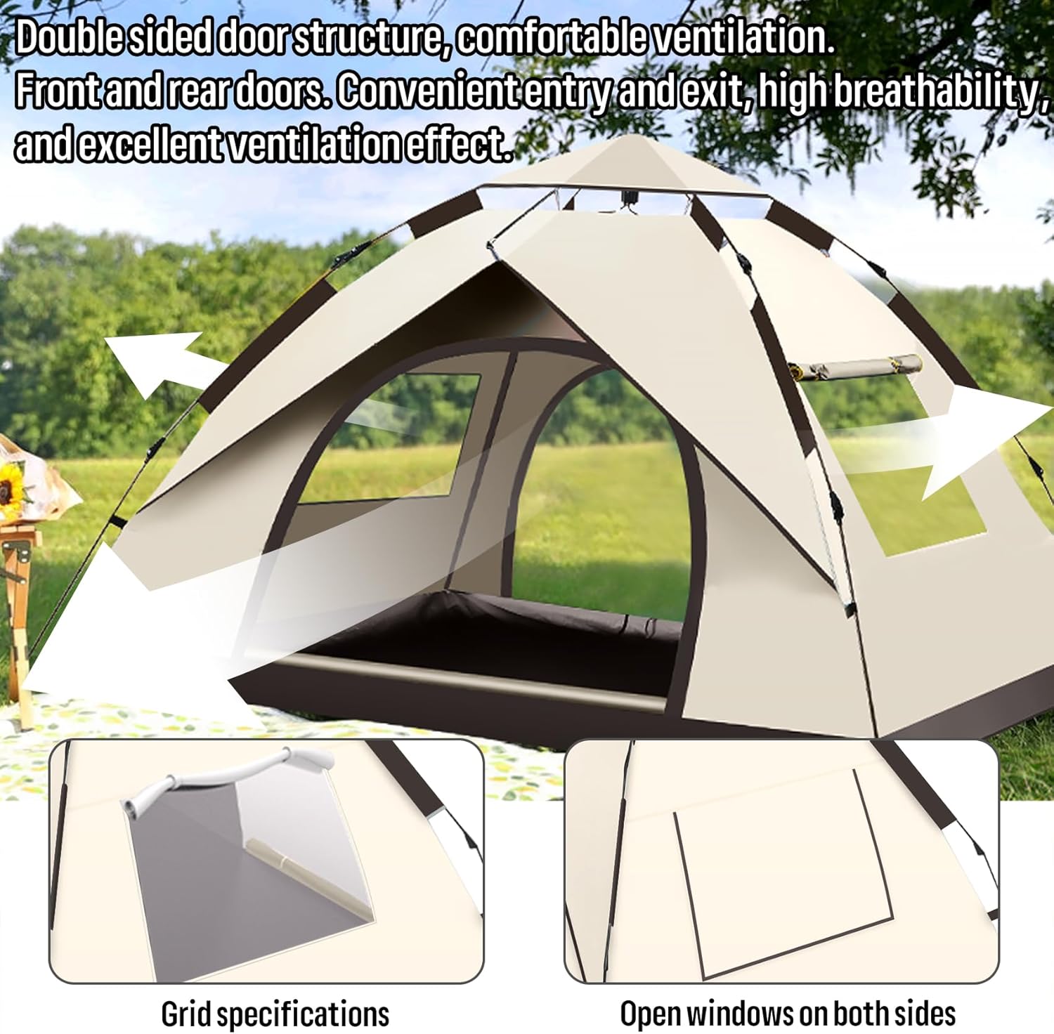 Tente de camping imperméable p - Outdoor Camping Automatic Quick Opening Tent avis et prix