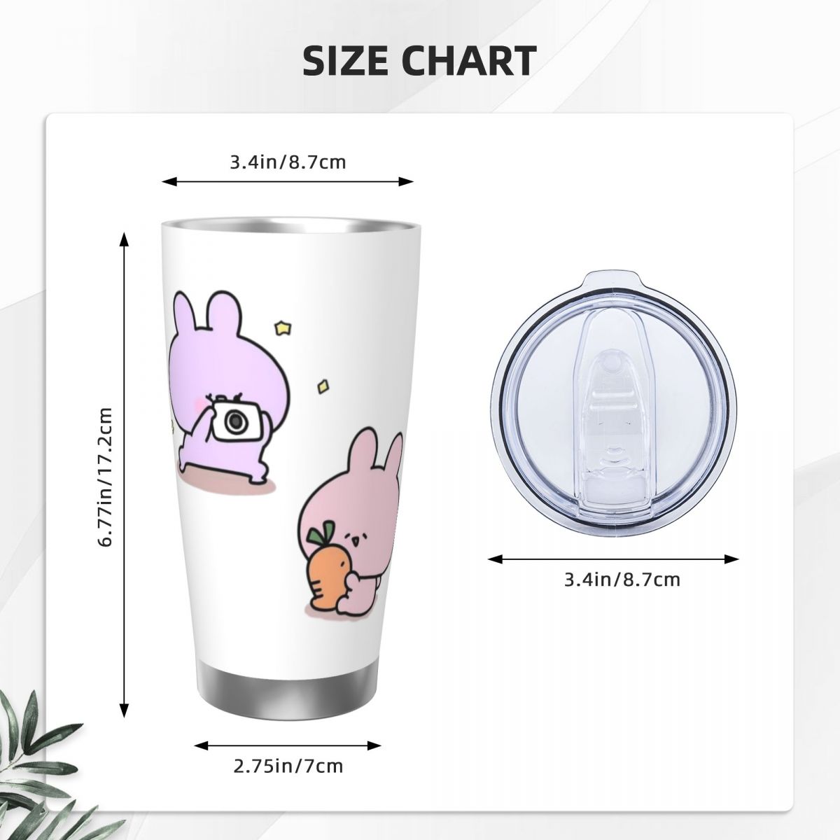 Asamimichaan Cute Asamimi Tass - Vacuum Insulated Flask avis et prix
