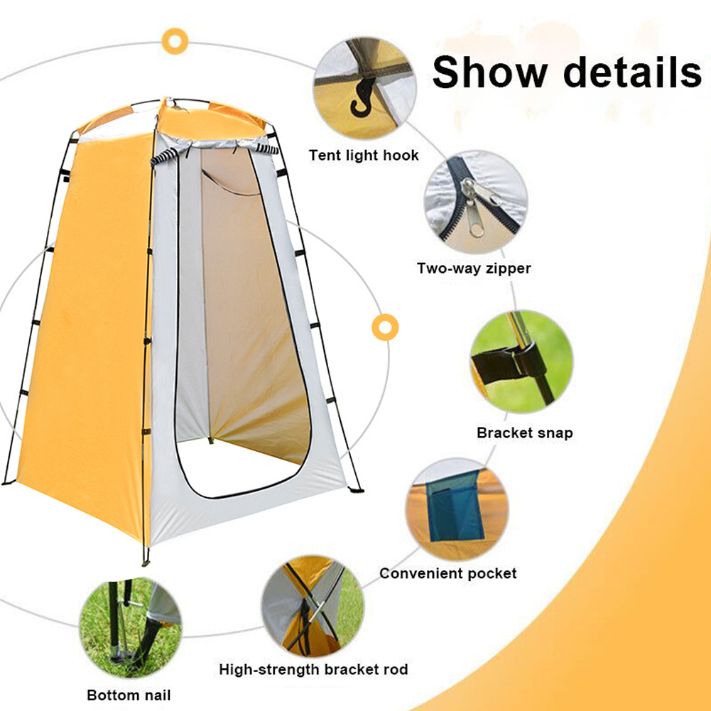 Tente de bain pliante pare-sol - Outdoor Camping Automatic Quick Opening Tent avis et prix